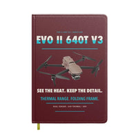 Thumbnail for Autel EVO II Dual 640T V3 design on dark red notebook