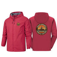 Thumbnail for Retro Apache AH-64 Designed Rain Jackets & Windbreakers - view 12