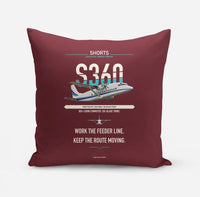 Thumbnail for Shorts 360-300 design on dark red pillow