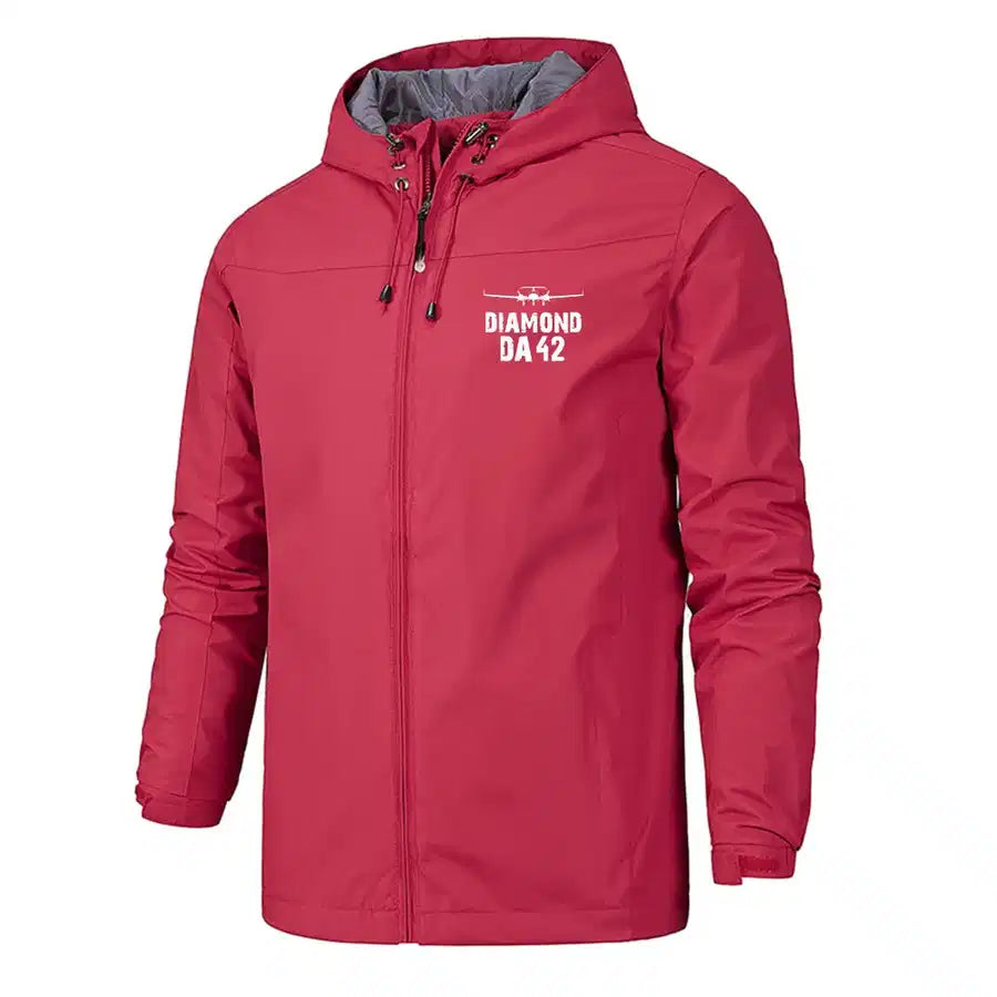 Diamond DA42 & Plane Designed Rain Jackets & Windbreakers - view 12