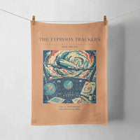 Thumbnail for VINTAGE G4091 - The Typhoon Trackers - Designed Towels design on orange
