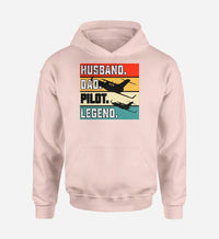 Thumbnail for Husband & Dad & Pilot Hoodie - view 12