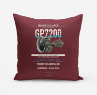 Thumbnail for GP7200 design on dark red pillow