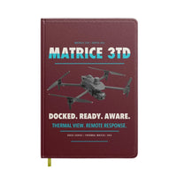Thumbnail for DJI Matrice 3TD design on dark red notebook