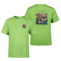 Thumbnail for VINTAGE G4221 - The Rooftop Spotting Deck - Double-Side T-Shirt design on lightgreen double side t shirt