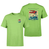 Thumbnail for VINTAGE G4203 - The Endurance Clock - Double-Side T-Shirt design on lightgreen double side t shirt