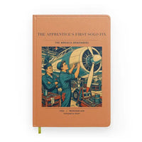 Thumbnail for VINTAGE G4173 - The Apprentice's First Solo Fix - Designed Notebooks design on orange