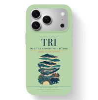 Thumbnail for Bristol Airport (TRI) design on light green iPhone 17 Pro MagSafe case