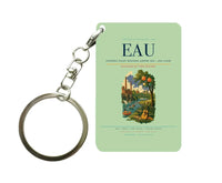 Thumbnail for Chippewa Valley Regional Airport (EAU) design on light green key chain