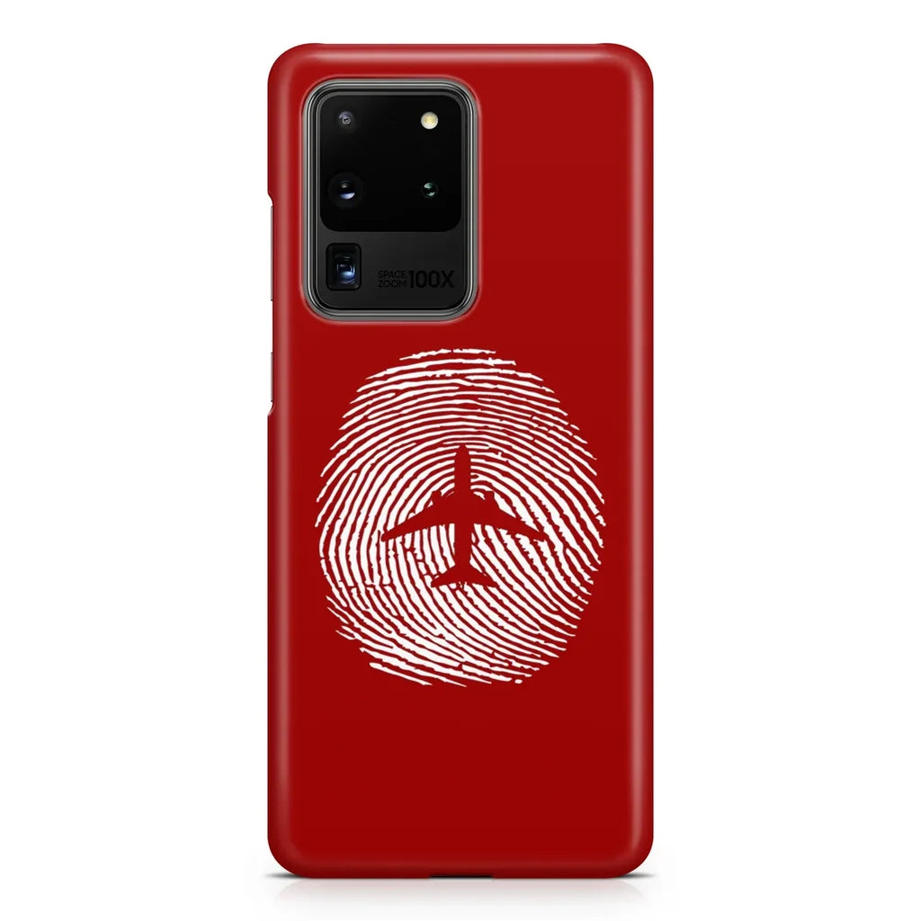 Aviation Finger Print Samsung Case - view 6