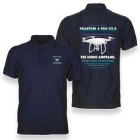 Thumbnail for DJI Phantom 4 Pro V2.0 design on navy blue polo
