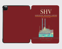 Thumbnail for Shreveport Regional Airport (SHV) design on dark red ipad tablet case