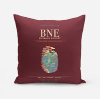 Thumbnail for Brisbane Airport BNE - Dark Red