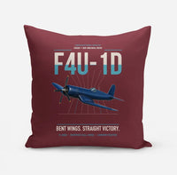 Thumbnail for F4U-1D Corsair design on dark red pillow