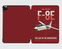 Thumbnail for F-8E Crusader design on dark red ipad tablet case