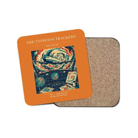 Thumbnail for The Typhoon Trackers - Designed Coasters design on orange 1-piece
