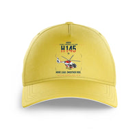 Thumbnail for Airbus H145 D3 design on yellow printed hat