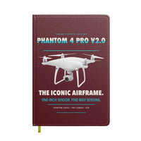 Thumbnail for DJI Phantom 4 Pro V2.0 design on dark red notebook
