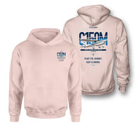 Thumbnail for Cessna 150M design on pink double-side hoodie, double-side print