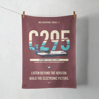 Thumbnail for Airbus C295 SIGINT design on dark red towel