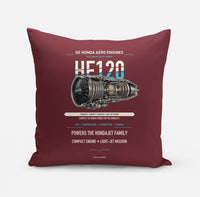 Thumbnail for HF120 design on dark red pillow