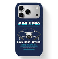 Thumbnail for DJI Mini 5 Pro Case design on navy blue iphone case