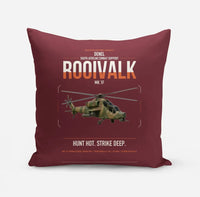 Thumbnail for Denel Rooivalk Mk 1F design on dark red pillow