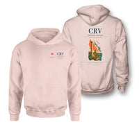 Thumbnail for Crotone Airport (CRV) design on pink double-side hoodie