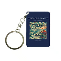 Thumbnail for VINTAGE G4019 - The Pole Flight - Designed Key Chain design on navyblue
