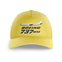 Thumbnail for The Boeing 737Max printed hat - yellow