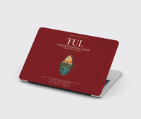 Thumbnail for Tulsa International Airport (TUL) design on dark red MacBook case
