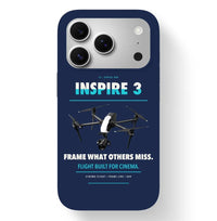 Thumbnail for DJI Inspire 3 Case design on navy blue iphone case