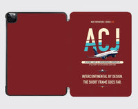 Thumbnail for Airbus ACJ319neo design on dark red ipad tablet case