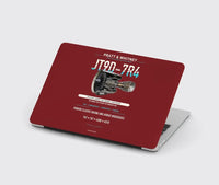 Thumbnail for JT9D-7R4 design on dark red MacBook case