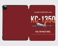 Thumbnail for KC-135Q Blackbird Tanker design on dark red ipad tablet case
