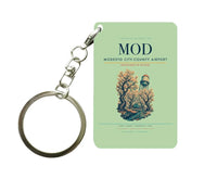 Thumbnail for Modesto City-County Airport (MOD) design on light green key chain