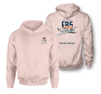 Thumbnail for de Havilland Vampire FB5 design on pink double-side hoodie, double-side print