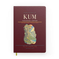 Thumbnail for Yakushima Airport (KUM) design on dark red notebook