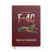 Thumbnail for F-4C Phantom II design on dark red notebook