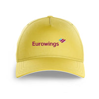Thumbnail for Eurowings Airlines logo printed on yellow cap
