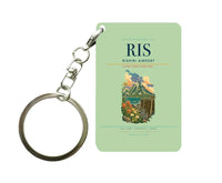 Thumbnail for Rishiri Airport (RIS) design on light green key chain