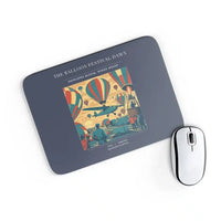 Thumbnail for VINTAGE G4394 - The Balloon Festival Dawn - Designed Mouse Pads design on navyblue rectangle