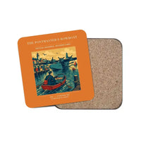 Thumbnail for The Postmaster's Rowboat - Designed Coasters design on orange 1-piece