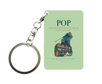 Thumbnail for Gregorio Luperón International Airport (POP) design on light green key chain