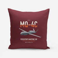 Thumbnail for MQ-4C Triton IFC-4 design on dark red pillow