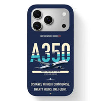 Thumbnail for Airbus A350-900ULR Case design on navy blue iphone case