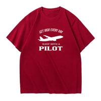 Thumbnail for Get High Every Day Sleep With A Pilot Designed Relax Fit T-Shirts - view 12