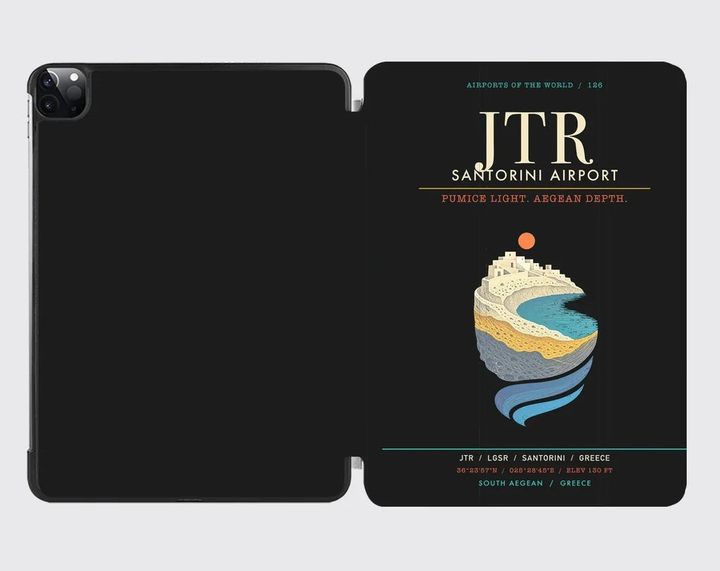 Santorini Airport JTR - Caldera Pumice Glow - Black