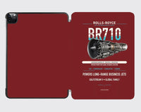 Thumbnail for BR710 design on dark red ipad tablet case