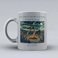 Thumbnail for VINTAGE G4327 - The First Night Landing - Ceramic Mug design on lightgray